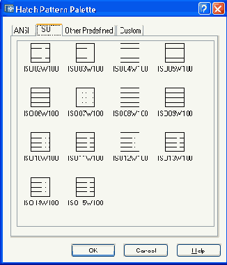  Hatch Pattern Palette  ISO