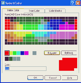   Select Color  Index Color