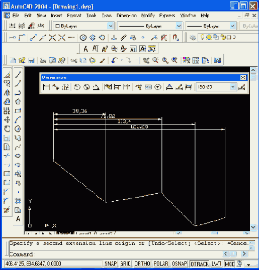 Specify dimension line position, or 