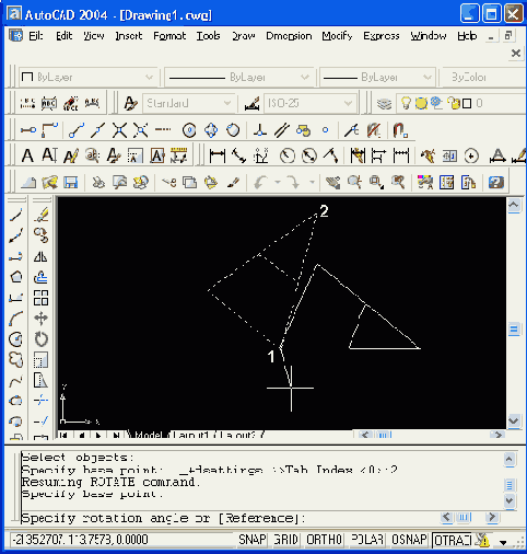 Current positive angle in UCS: 