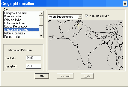   Geographic Location